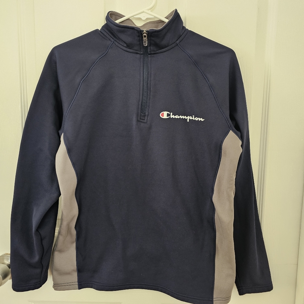 Champion Sweater Men's Size Small Color Dark Blue/gray